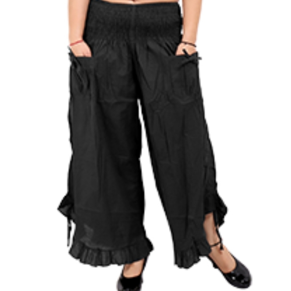 Indian Tropical Boho wide leg beach bikin cover up cargo pants 1 size